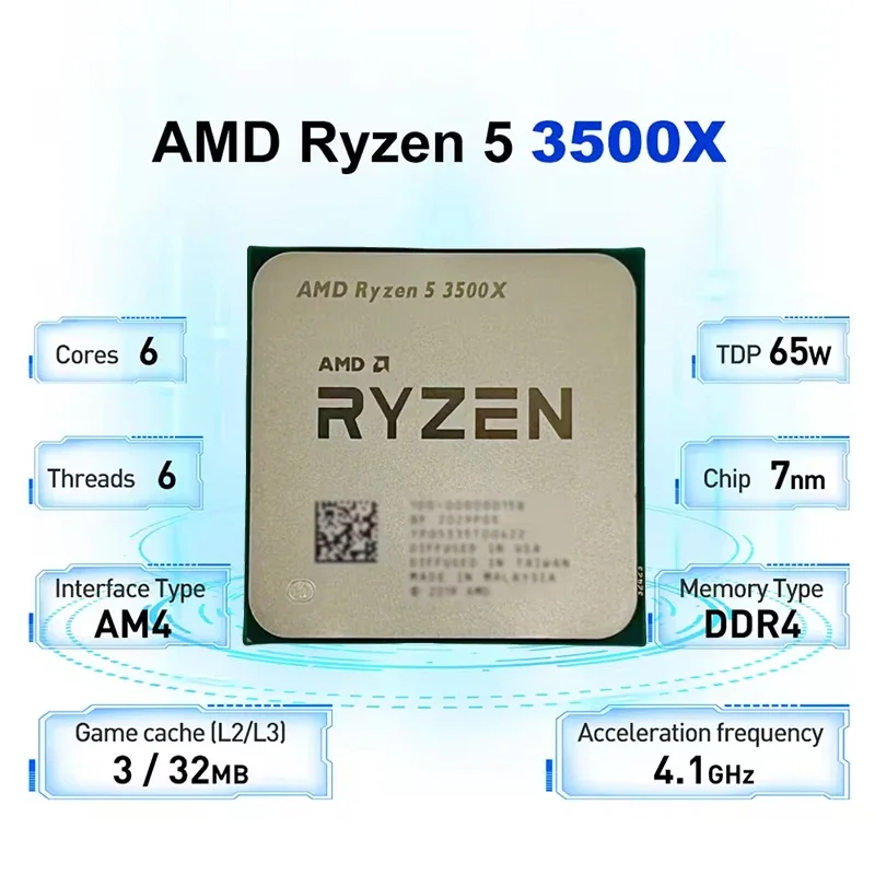 AMD Ryzen 5 3500X 3.6GHz 6 Cor - đánh giá và giá Esports Gaming Pc Build