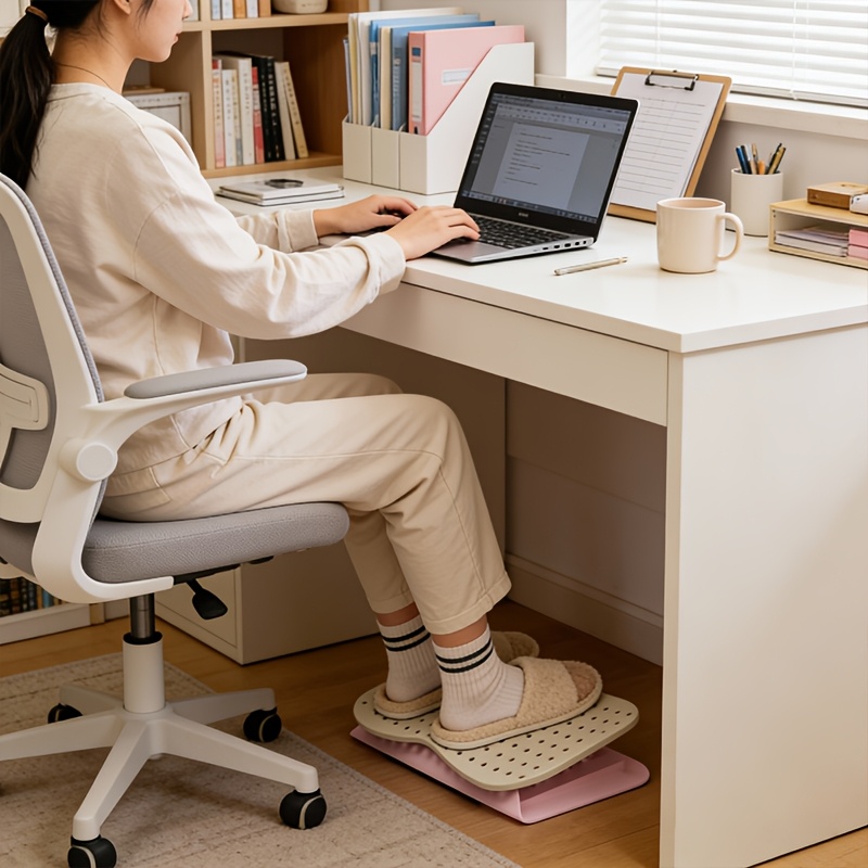 Portable Hole Studded Footrest - đánh giá và giá Footrest Under Desk