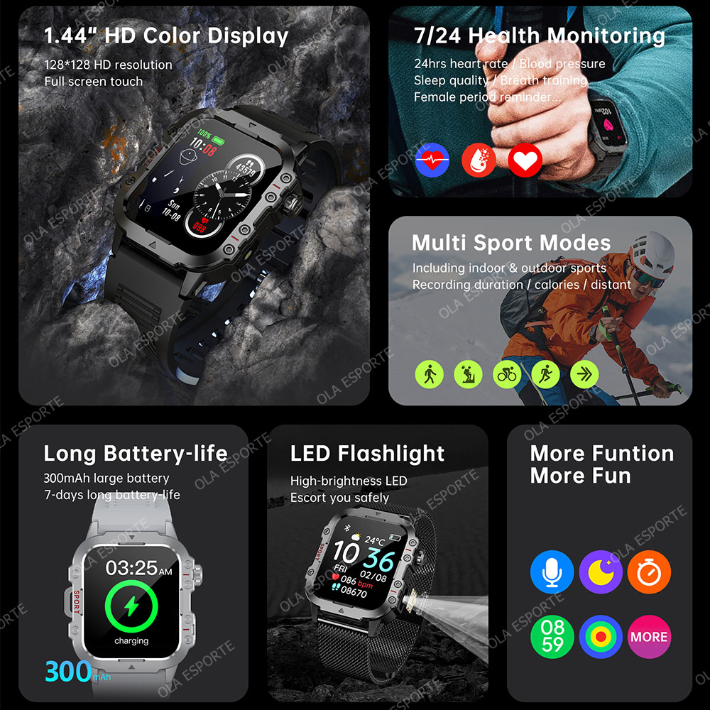 New Military Smart Watch Men I - đánh giá và giá Phase Esports & Gaming Festival